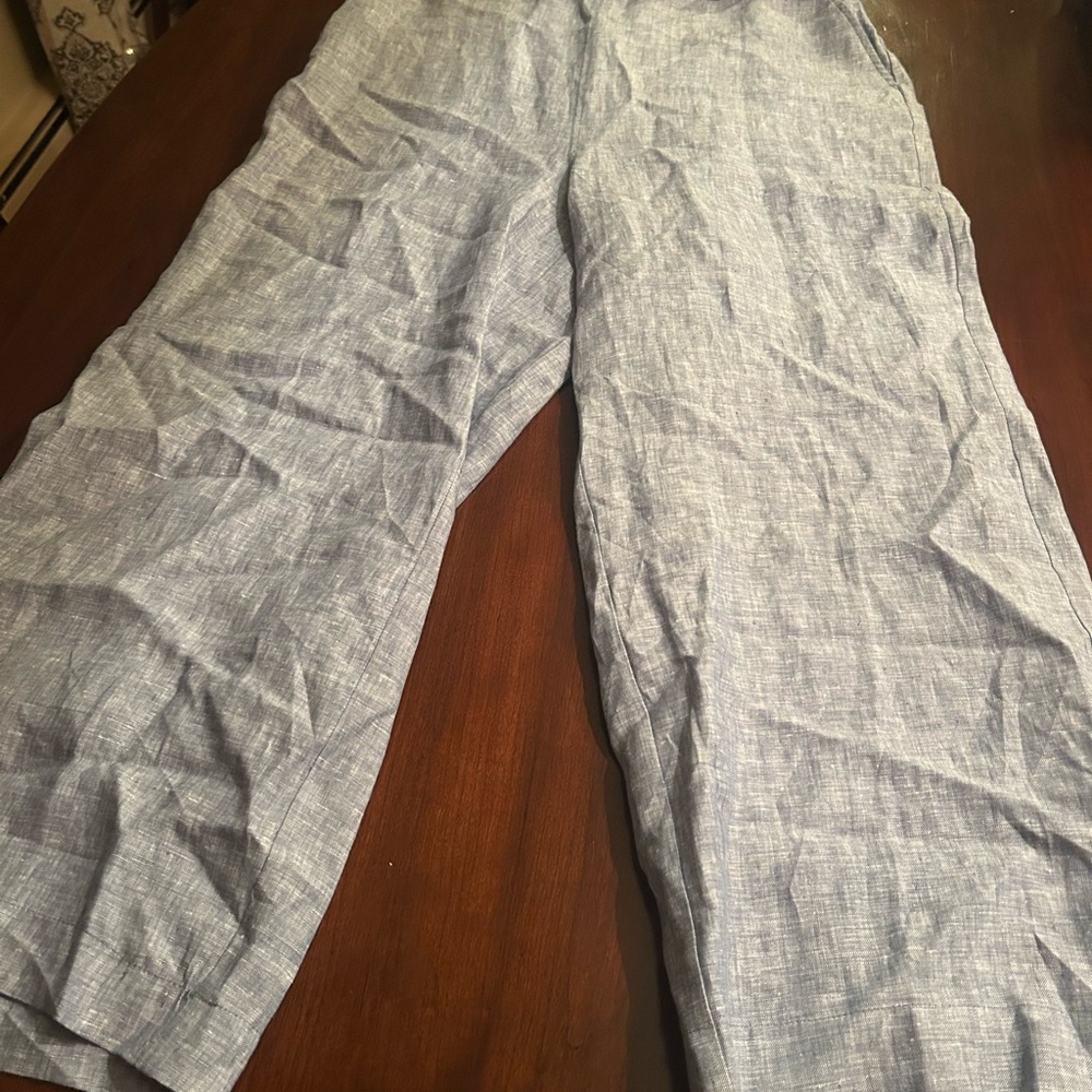 LOFT Light Blue Wide Leg jumpsuit
